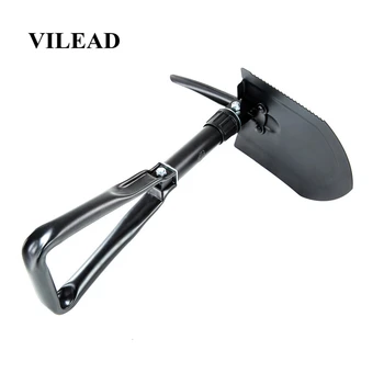

VILEAD Military Portable Folding Camping Shovels Emergency Garden Outdoor Multi Tools Camping tools Durable Survival Bushcraft