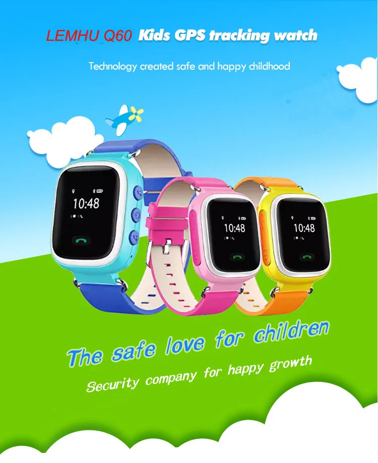 2017 GPS Tracker For Kids Android Smart Watch Wearable Devices