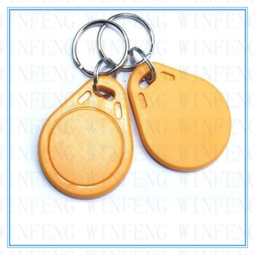 Waterproof Rewritable ATMEL 125KHZ T5577 Chip ABS RFID Key Fob Keyfob Keychain Proximity Passive