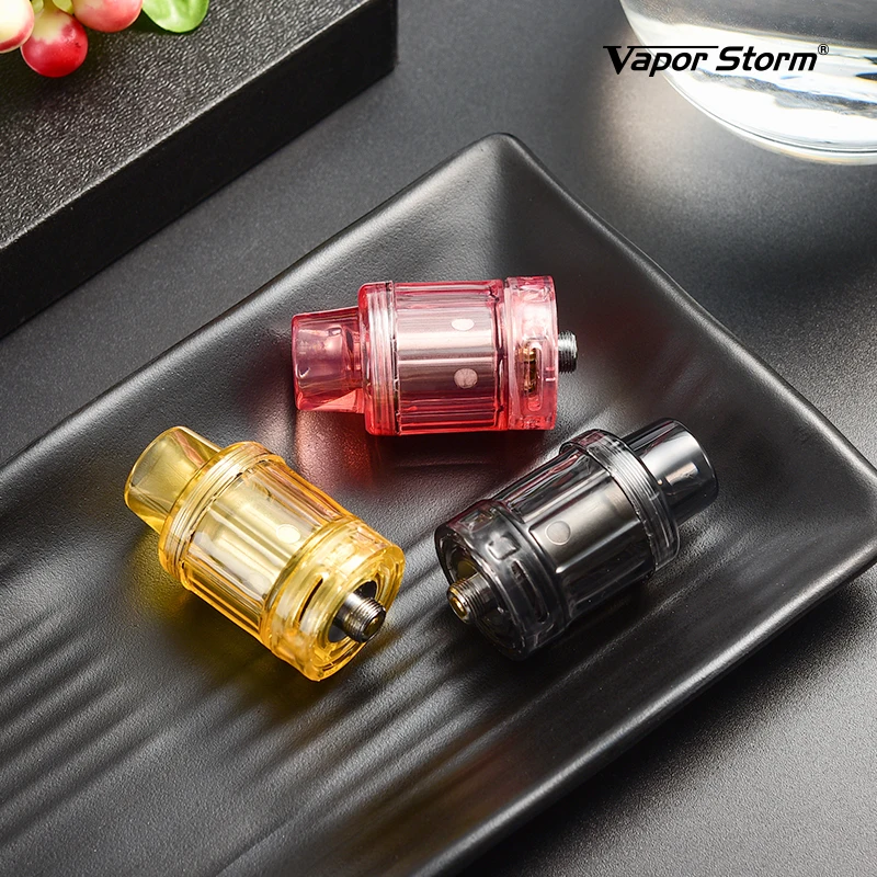

3Pcs/lot Vapor Storm Atomizer Vape Tank ohm Mesh Coil 510 Thread Atomizer 3.5ml capacity fit E Cigarette vape pen mod