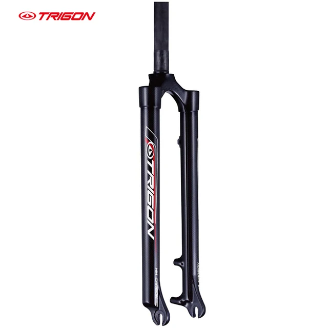 Cheap Trigon MC08A MTB full carbon fiber ultra-light mountain bike bicycle fork carbon fork trigon fork disc brake 27.5er 29er black