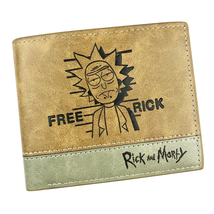 Рик и Морти смешная наука аниме мультфильм для мужчин женщин мальчиков девочек короткие кожаные бумажник для денег