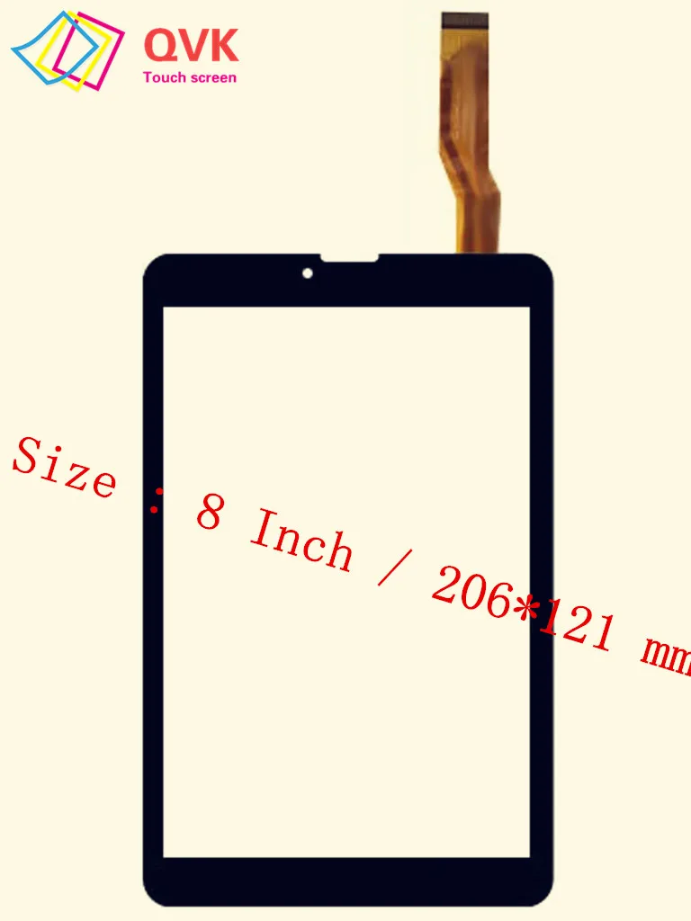 Черный 8 дюймов для IRBIS TZ881 TZ882 TZ891 4G емкостная сенсорная панель Ремонт Запасные