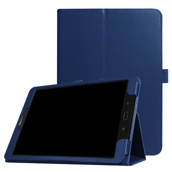 

Litchi Flip Stand Smart PU Leather Case for Samsung Galaxy Tab S3 s3 9.7 SM-T820/T825/T829 9.7 inch Tablet Funda case+Film+Pen