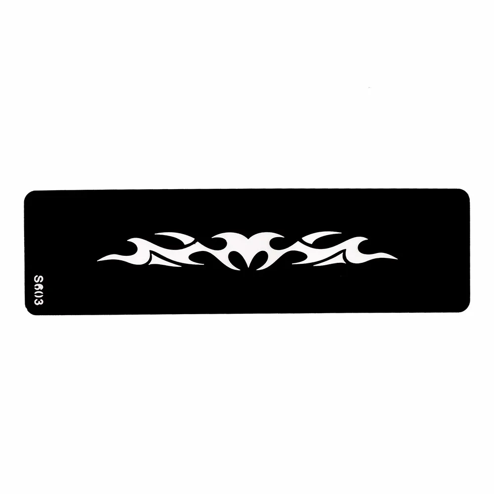 6 Sheets Small Hollow Henna Tattoo Stencil Dragon Totem Geometry Pattern Women Men Body Art Indian Mehndi Tattoo Stencil S600#01 (1)