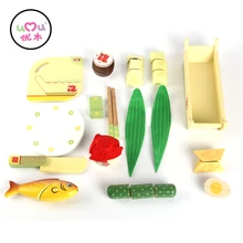 [Umu] Кухня деревянная игрушка-головоломка для детей дома моделирование искренне роль Конструкторы образования Игрушечные лошадки