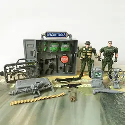 NFSTRIKE совместных Подвижные спецназ Военная униформа модель Комплект Моделирование CS фигурки солдат игрушка набор для детей