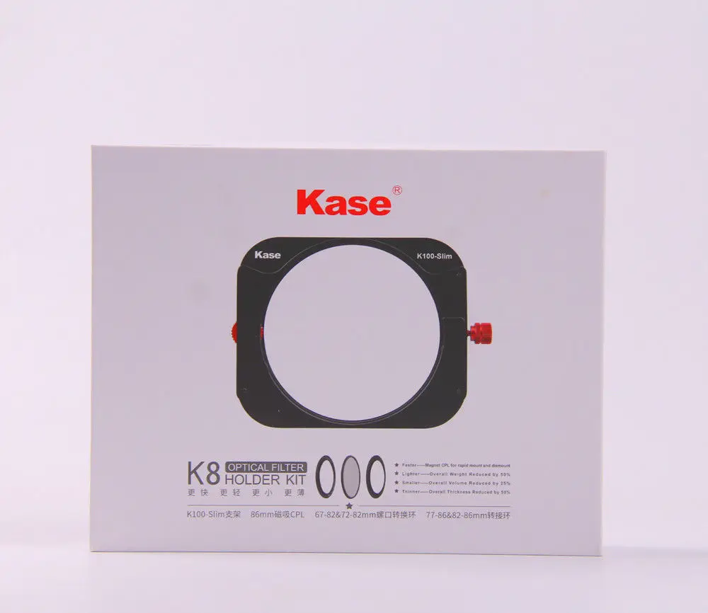 

Kase 100mm K100 K8 Square Filter Holder kit with cpl