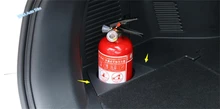For Nissan X-Trail X Trail T32 Rogue 5 Seat Model 2017 2018 Plastic More Fashion Fire Extinguisher Holder Case Cover Trim 1 Pcs