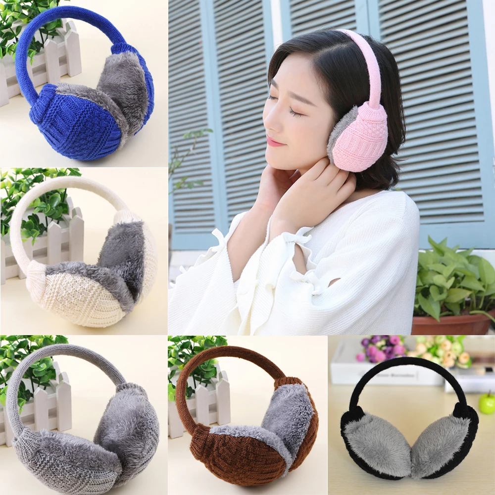 Buy Top Sell Women Warm Knitted Earmuffs Winter Ear