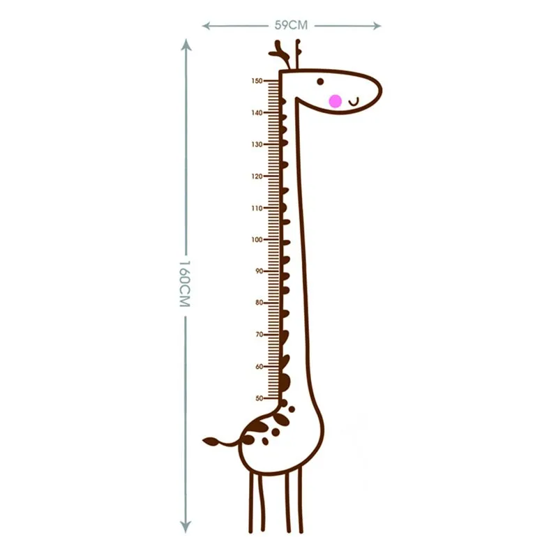 Наклейка на стену с водяным распылителем для детской комнаты, наклейка с таблицей роста для домашнего декора, линейка по высоте, vinilos decorativos para paredes