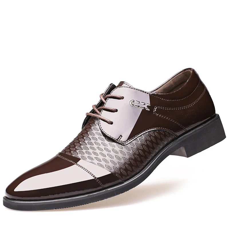 COSIDRAM/Туфли-оксфорды из искусственной кожи; деловая обувь для мужчин; Роскошная коллекция года; Весенние Свадебные туфли в деловом стиле; Мужские модельные туфли с острым носком; BRM-938