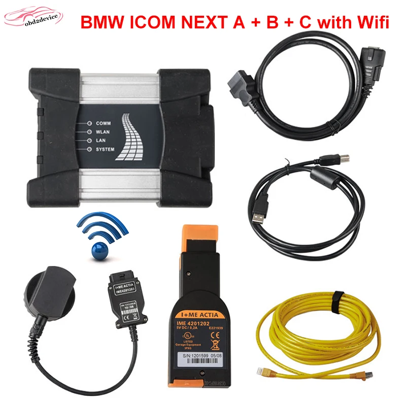 ICOM NEXT wifi с wifi картой A2 B C 3 в 1 инструмент для программирования для BMW ICOM next новейшее программное обеспечение v052019 профессиональная диагностика