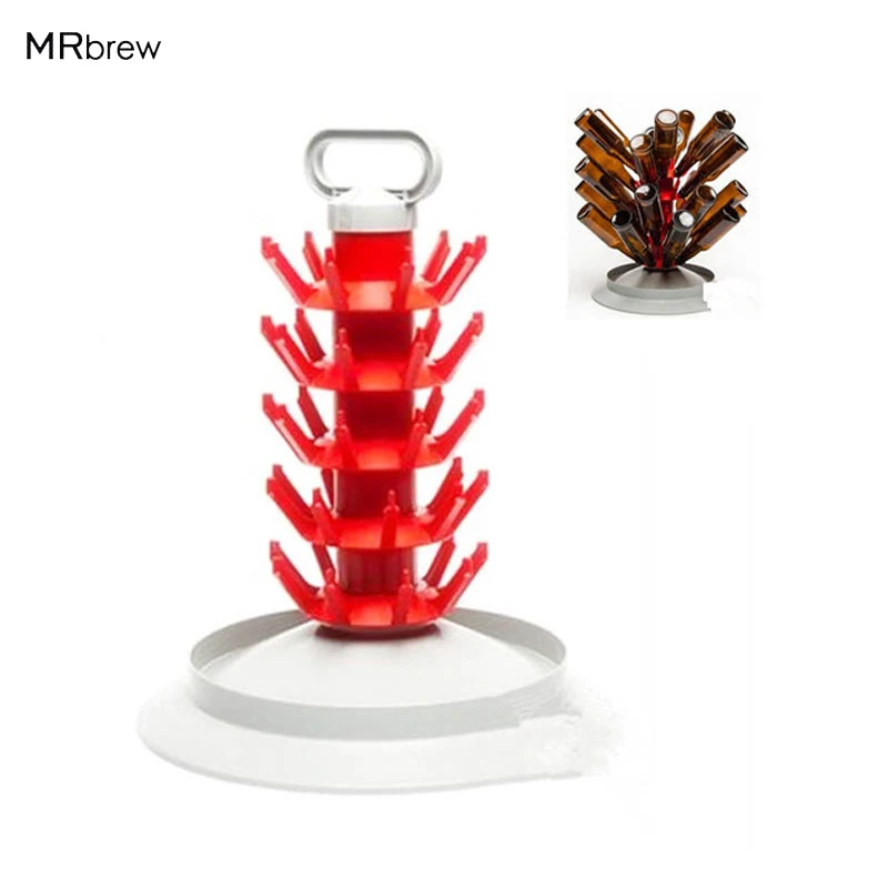 

New Hot ! Homebrewing 45-Bottle Tree Drainer & Drying Rack For Beer & Wine Bottles Good quality