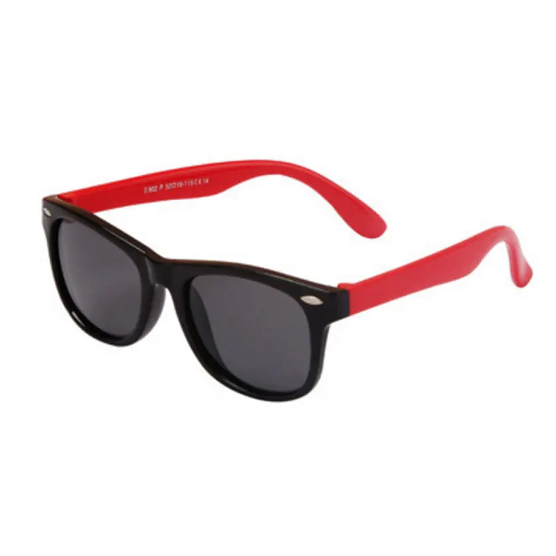 TAC модные милые детские квадратные поляризованные солнцезащитные очки детские Винтажные Солнцезащитные очки для новорожденных мальчиков и девочек уличные очки UV400 - Цвет линз: C10