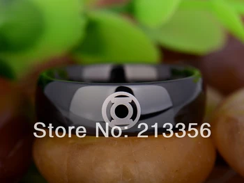 

Cheap Price Free Shipping 2013 USA Hot Selling 8MM Black Dome Green Lantern Super The One Mens' Tungsten Carbide Wedding Ring