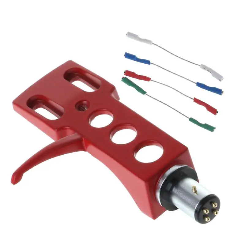 

Phonograph Head Holder Universal LP Phono Cartridge Replacement Stylus Turntable Headshell Mount Lead Wire
