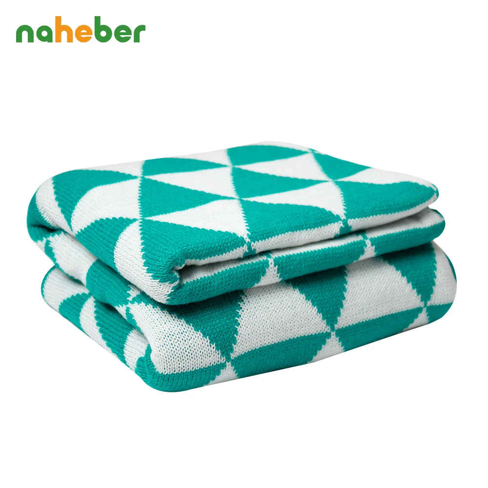 Breathable knitted Baby Blanket Soft Newborn Infant Bedding Kids Plaid Linens 130cm 170cm Baby Wrap Swaddles