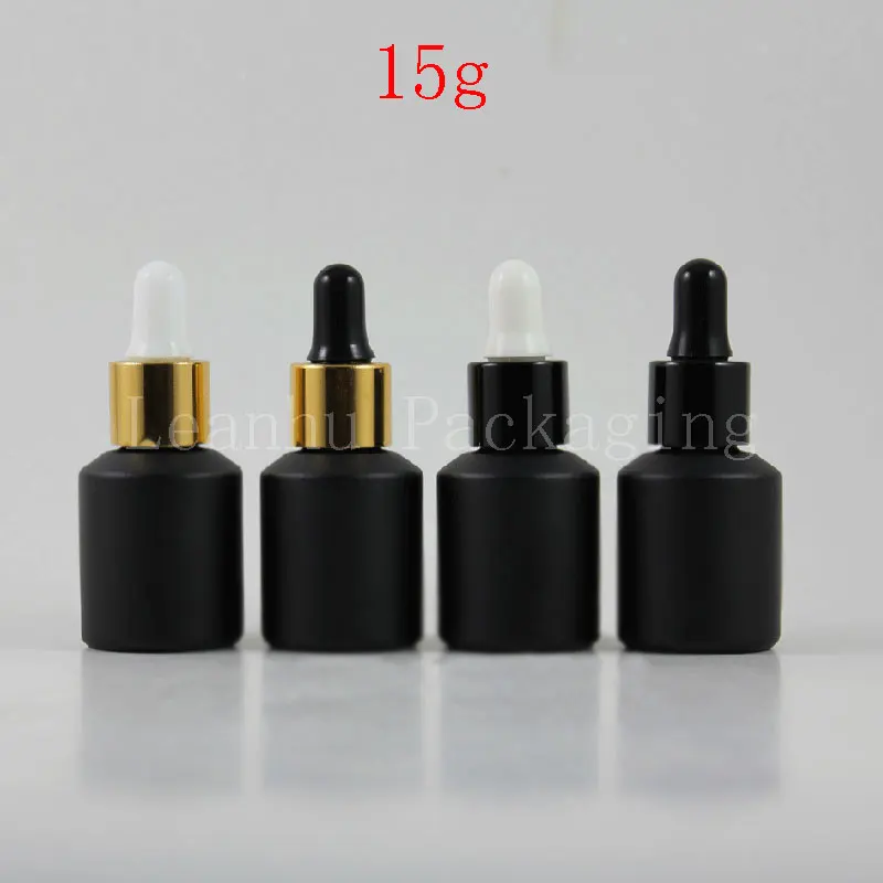 

Wholesale 15ml High-grade Black Frosted Dropper Bottles,15cc Essential Oil/Perfume Glass Bottles,Cosmetic Sub-Bottling