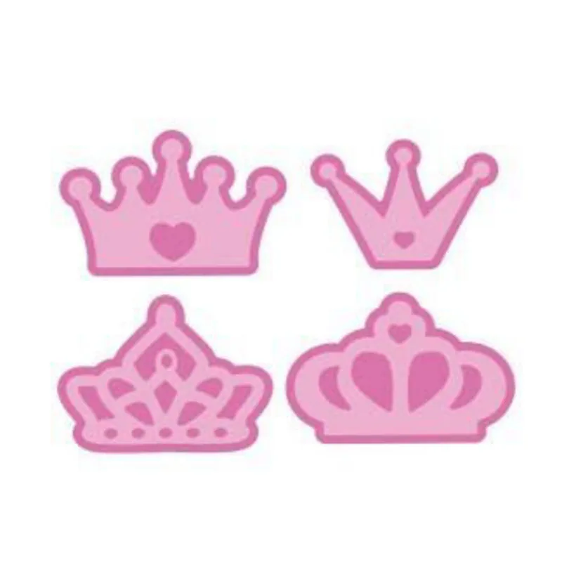 

Adv-one 4pc different crown frame Metal Cutting Dies Craft Die Scrapbooking 2018 carbon Die Cut Embossing Stencils Card Making