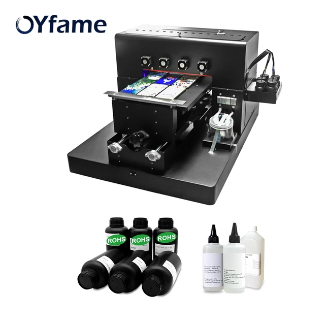 Best Offers OYfame R1390 A3 size LED UV Printer A3 UV Flatbed Printer 6 Colors For Metal Wood Plastic Case T-shirts Phone Case Pen Best Offers OYfame R1390 A3 size LED UV Printer A3 UV Flatbed Printer 6 Colors For Metal Wood Plastic Case T-shirts Phone Case Pen