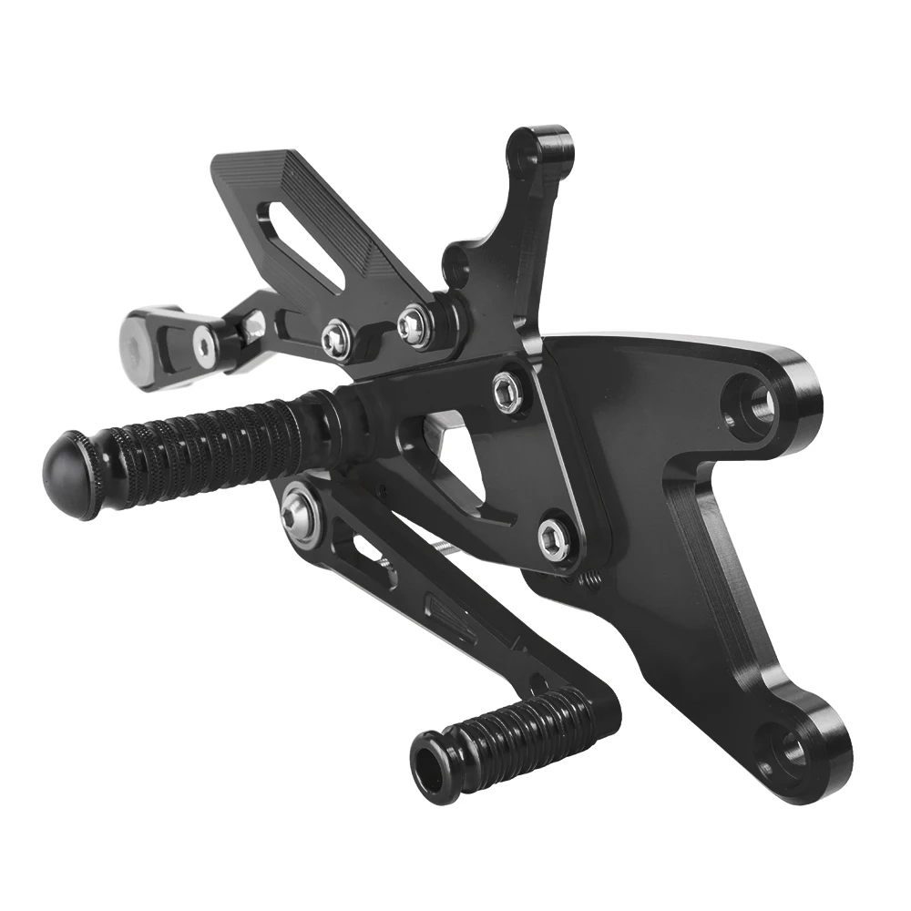 LJBKOALL YZF-R1 Мотоцикл с ЧПУ Алюминиевый Регулируемый Rearsets задние наборы подножки для YAMAHA YZF R1