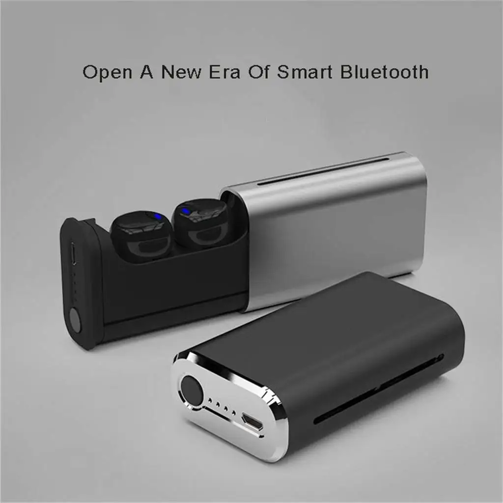 Мини Bluetooth гарнитура 5,0 в Уши Беспроводные Стерео Tws спортивные наушники полностью автоматические