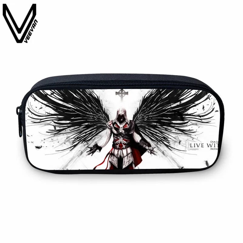 VEEVANV 2017 Hot Sale Assassins Creed Prints Case For Teenagers Boy Girls Students Study Box Casual Make Up Bags Cases VEEVANV 2017 Hot Sale Assassins Creed Prints Case For Teenagers Boy Girls Students Study Box Casual Make Up Bags Cases