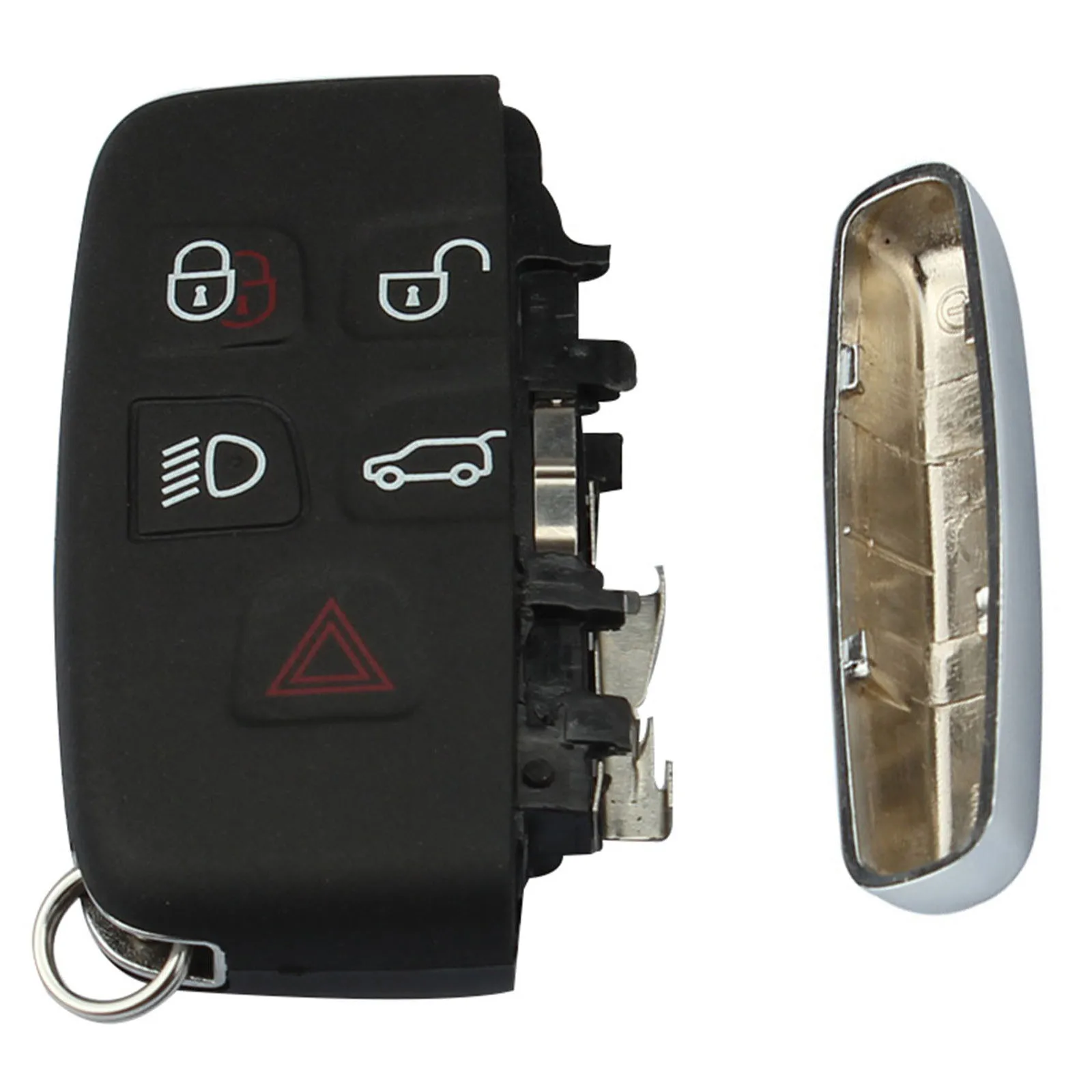 

5 Buttons Smart Remote Car Key Shell Cover Case Fit For LAND ROVER LR4 Range Rover Sport Evoque Replacement Key Fob Case
