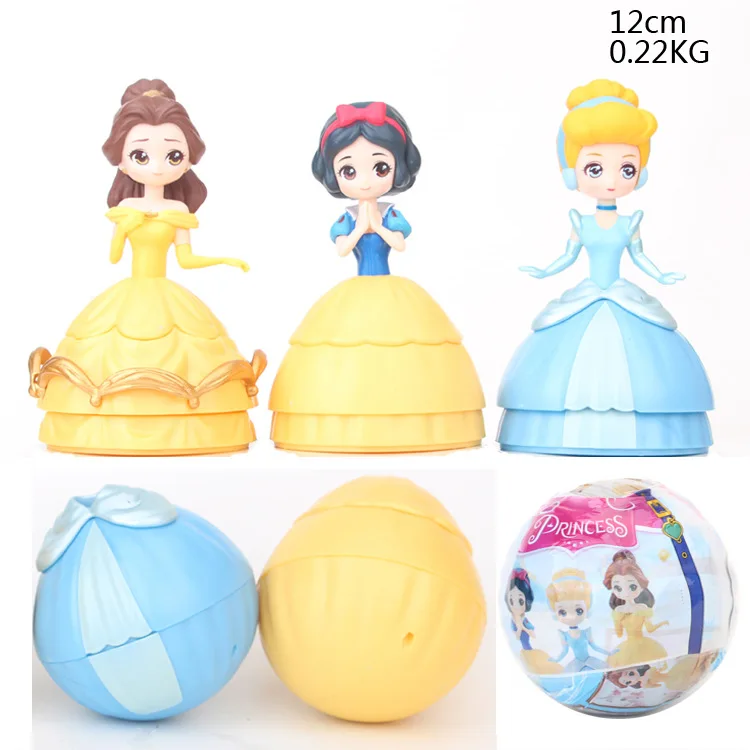 

Disney Princess Dolls 3pcs/Set Frozen Elsa Lol Egg Bebek Pvc Action Figures Lol Serie 3 Ball Poupee Baby Toys Gift For Childrens