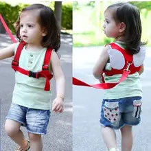 Анти-потеря с малышом с тяговой веревкой анти-потеря веревки младенческой ребенок летняя дышащая сумка Детская безопасность двойного использования