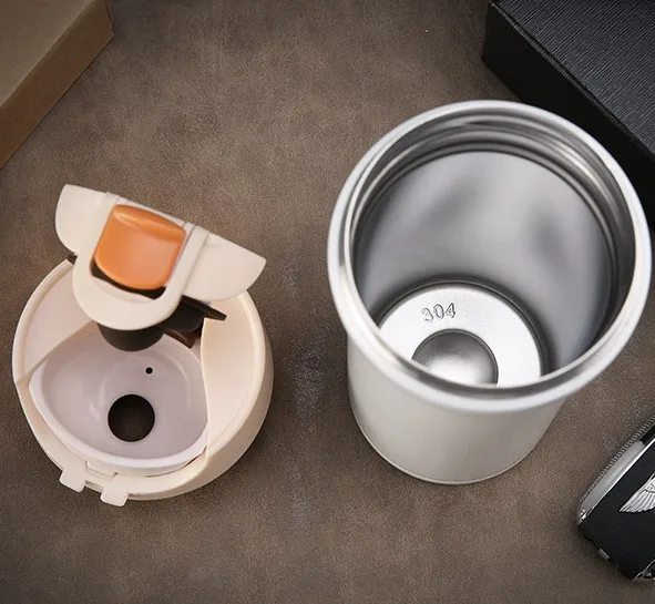 350ml High Quality Stainless Steel Thermos Mugs Car Vacuum Flasks Anti-Dust Coffee Tea Milk Cups Thermocup Thermomug