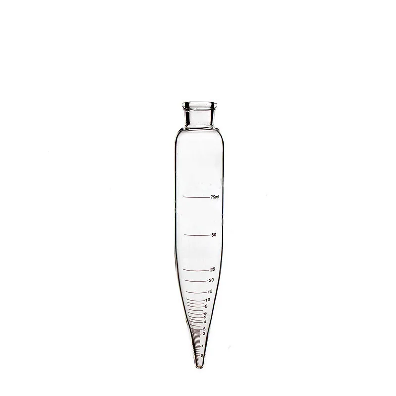 1 шт. 75 мл стекло градуированная центрифуга трубка стеклянный цилиндр лабораторные принадлежности