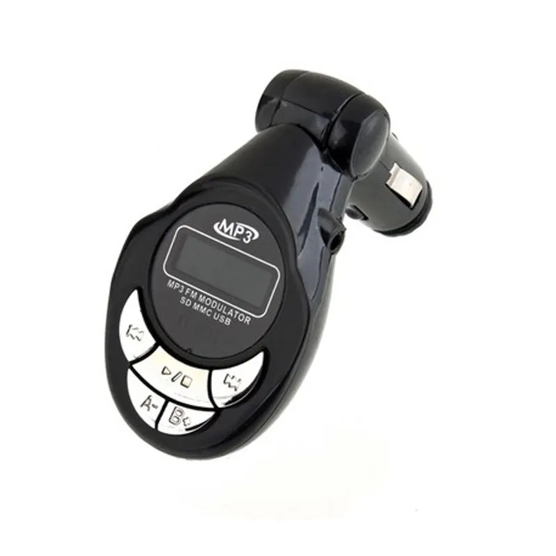 

Hot Car MP3 Player sem fio transmissor FM Modulator USB SD CD MMC remoto 206 canais de FM Freeshipping & distribution 18Jun 6