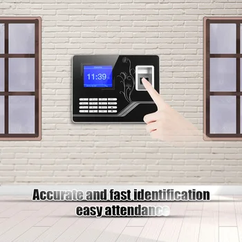 

Biometric Fingerprint Password Time Attendance Machine with 2.8 Inch TFT Screen Employee Checking-in Recorder Reader