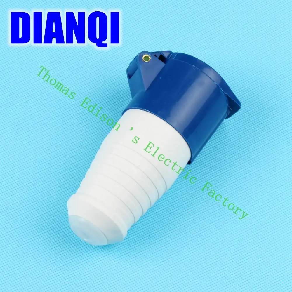 

Industrial Coupler Socket Plug 213 CNQD-213 Blue 16A 220V~415V 2P+E 3pin 120PCS/carton