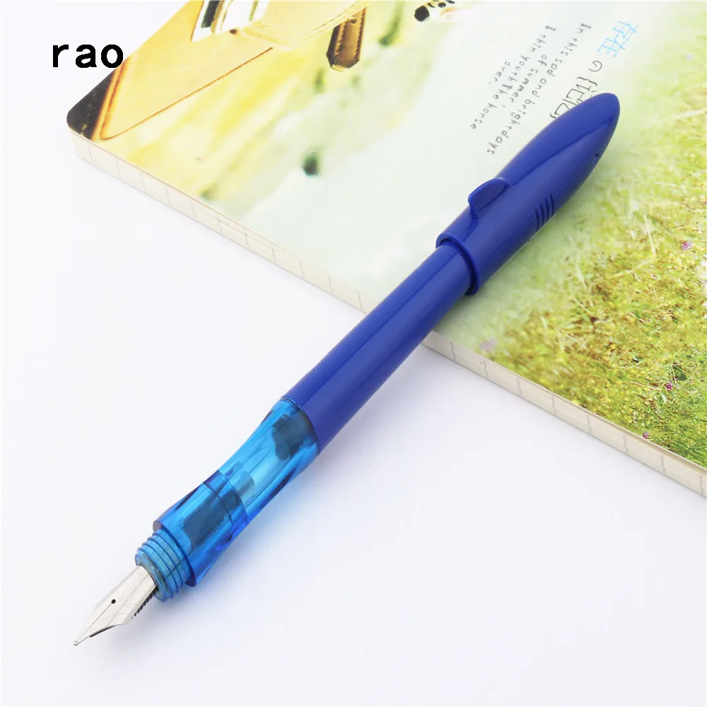 JINHAO 993, все цвета, маленькая Акула, тонкий перьевая ручка, новая ручка для школы, офиса, студентов, детская ручка для упражнений - Цвет: Blue