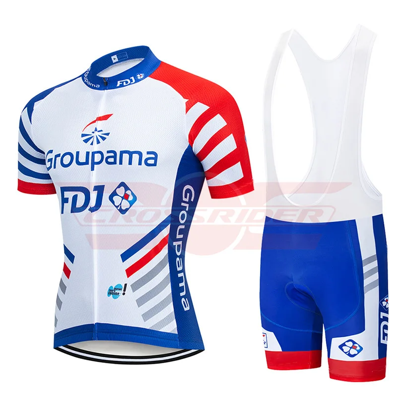 Pro Team FDJ велосипедная майка 9D комплект с нагрудником MTB велосипедная одежда быстросохнущая велосипедная одежда Ropa Ciclismo мужские шорты Maillot Culotte