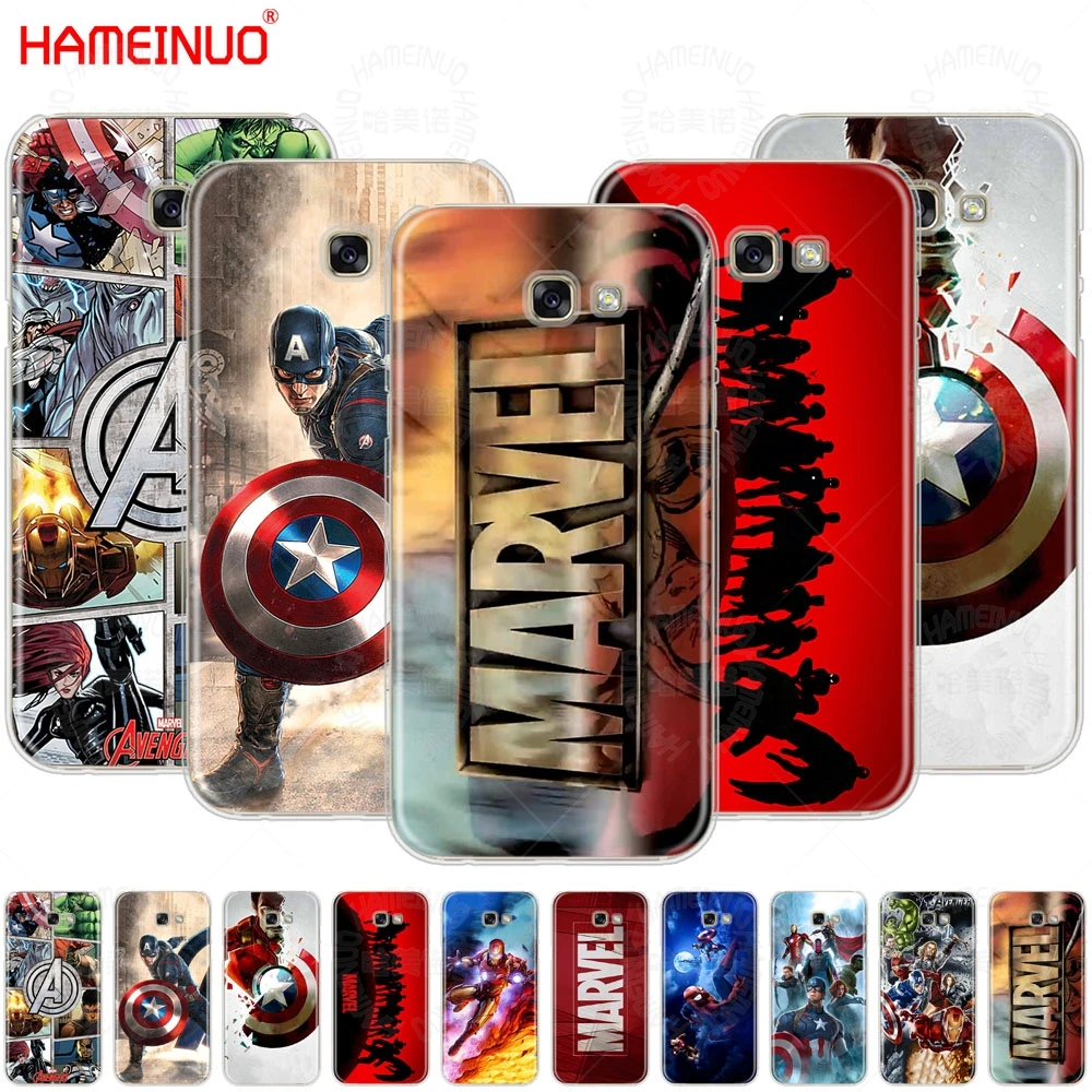 HAMEINUO супергероев Marvel сотового телефона чехол КРЫШКА ДЛЯ samsung Galaxy A3 A310 A5 A510 A7 A8 A9