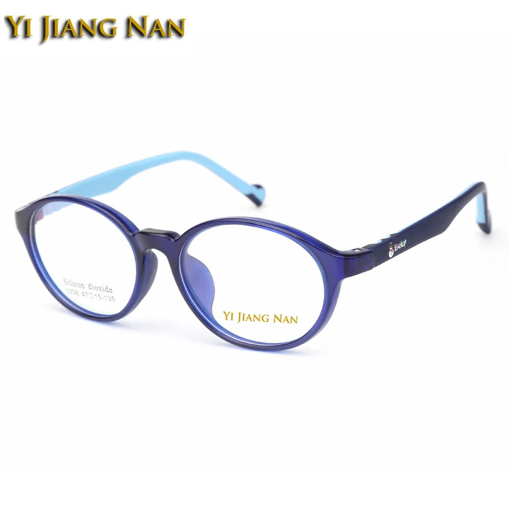 Yi Jiang Nan Brand Rubber Frame Girls Student Eyeglasses Frames Silicon