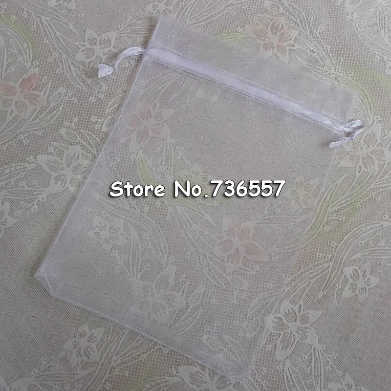 17x23 cm Смешанные Цвет тянущаяся органза упаковка свадебный шифон конверт подарок упаковка 100 шт./лот