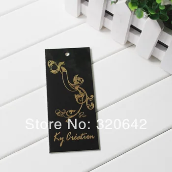 

garment custom brand extravagant paper hang tags,gold matellic foil coated hang tag design,gold shine paper tags