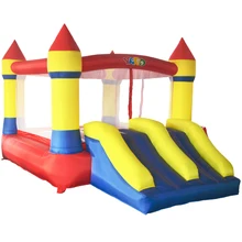YARD bounce house inflatable bouncer bouncy castle slide with blower outdoor games pvc inflatable bouncy castles for children with blower