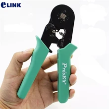 Pro'skit CP-462G Регулируемая квадратная проволочная обжимка проволока наконечник обжимной инструмент-Квадратные обжимные плоскогубцы практическое линейное Нажатие линия инструмента