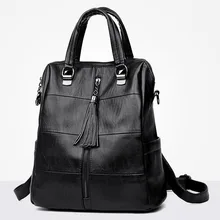 1 Pcs Women Shoulder Crossbody Bag Vintage PU Zipper Solid Color for Travel Shopping WF 668