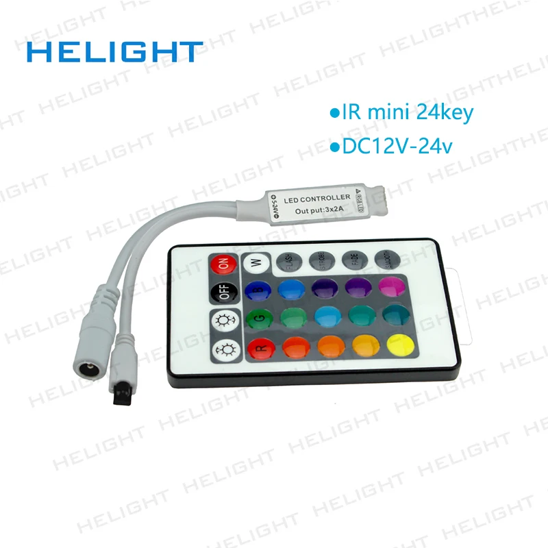 DC12V IR 24Key 44Key RGB strip controller IR Remote Controller Infrared ...