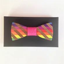 Шелковые галстуки наборы свадебных галстуков галстук Модные мужские деревянный галстук деревянные галстуки-бабочки аксессуары