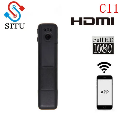 

C11 Mini DV WiFi Camera Micro HD 1080P Video Mini Wireless Camera Pen Wearable Camera With Night Vision Portable Digital Kamera