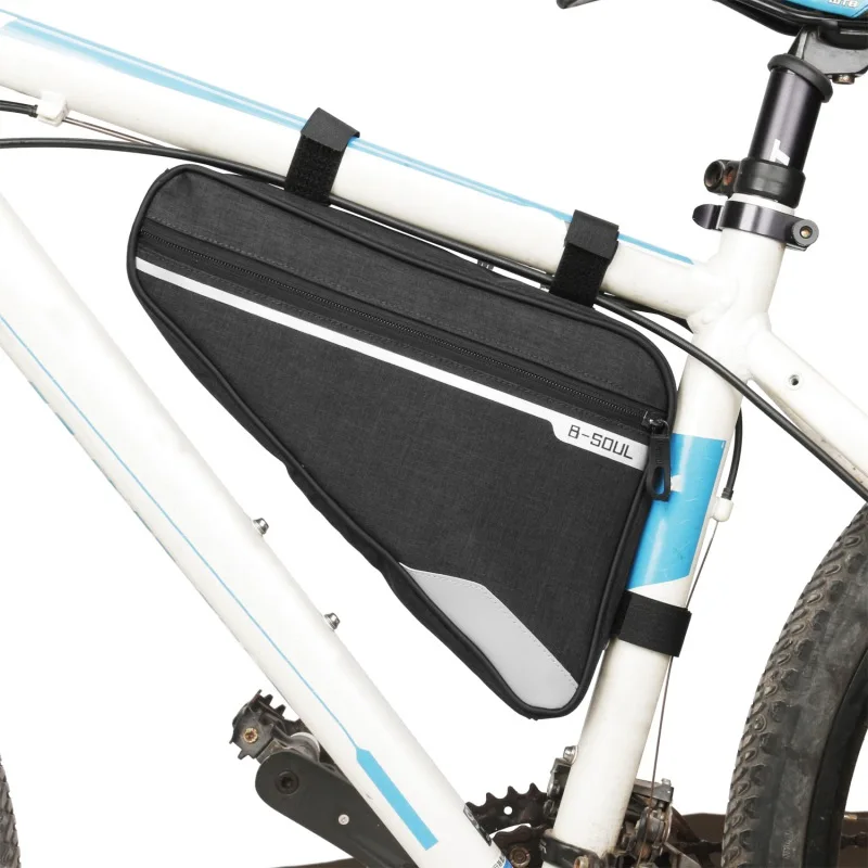 

2018 B-Soul Bike Bicycle Cycling Bag Front Tube Frame Phone Waterproof Bicycle Bags Triangle Pouch Frame Holder Drop Shipping
