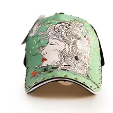 3D печати Тип Европа Стиль Фэнтези Гитары лягушка Бейсбол Кепки Мужская и женская модная бейсболка хип-хоп шляпа